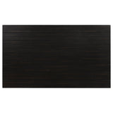 Drawer hardware on coffee table