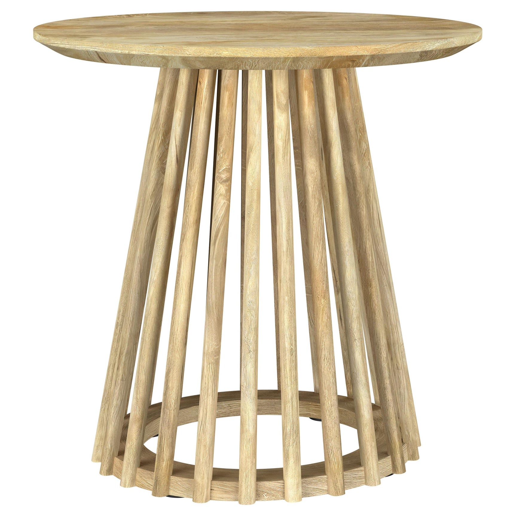 Close-up of mango wood grain on Touhy coffee table