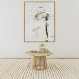Touhy coffee table natural mango wood side angle