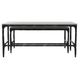 Side view of smaller Ebby nesting coffee table