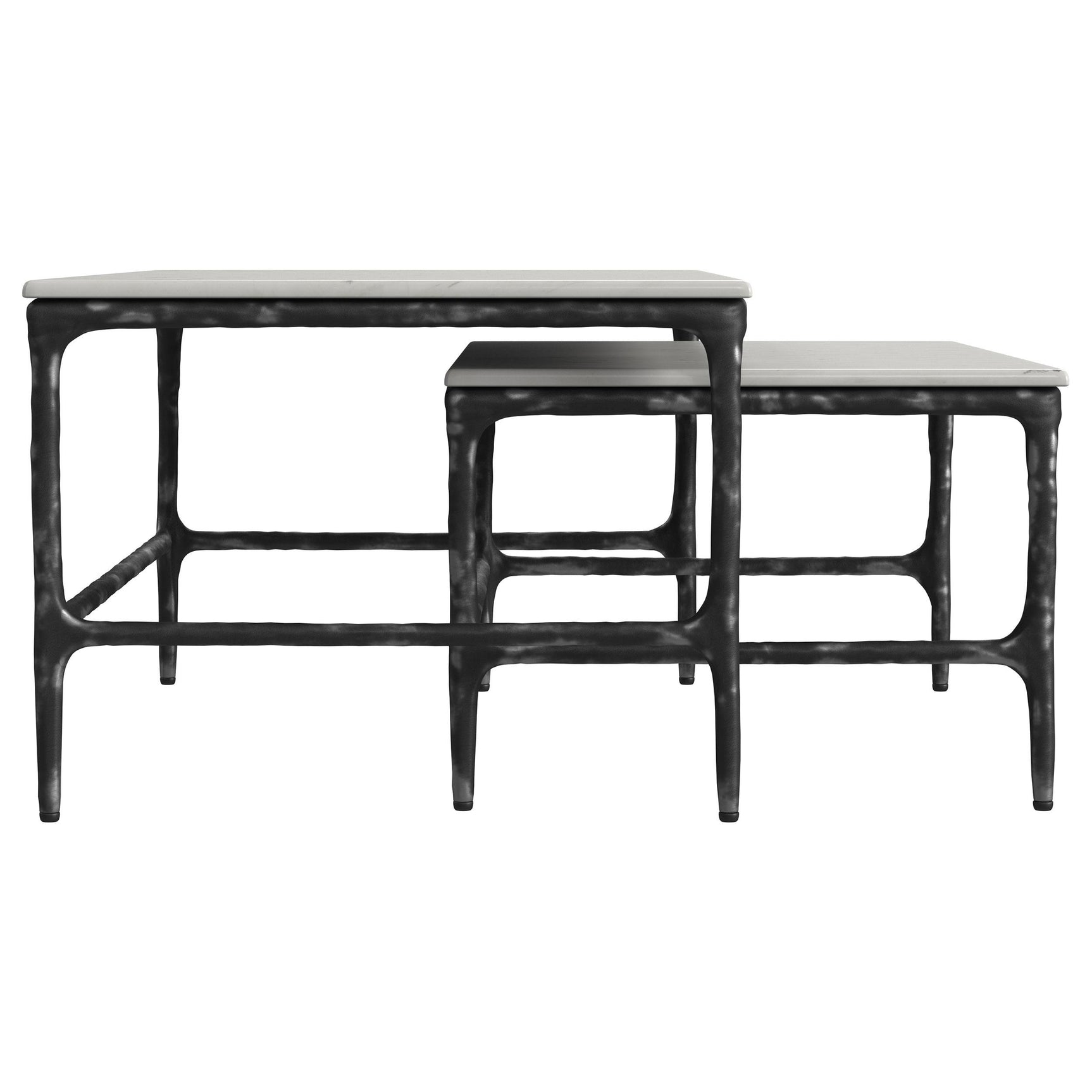 Metal frame leg detail of Ebby tables