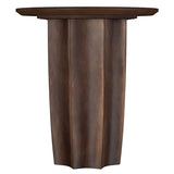 Side view of Cayenne coffee table showing mango wood grain