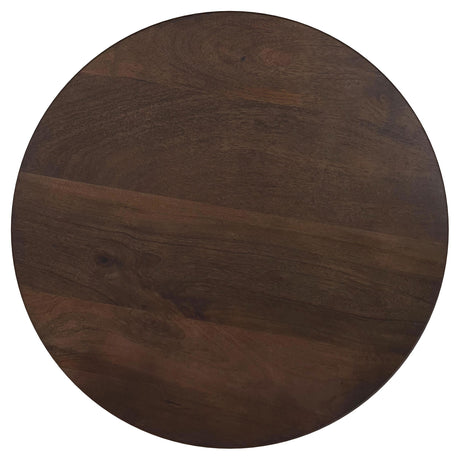 Close-up of mango wood texture on Cayenne coffee table