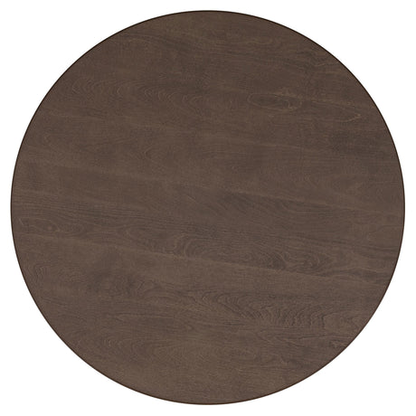Underside view highlighting felt glides on Cayenne end table