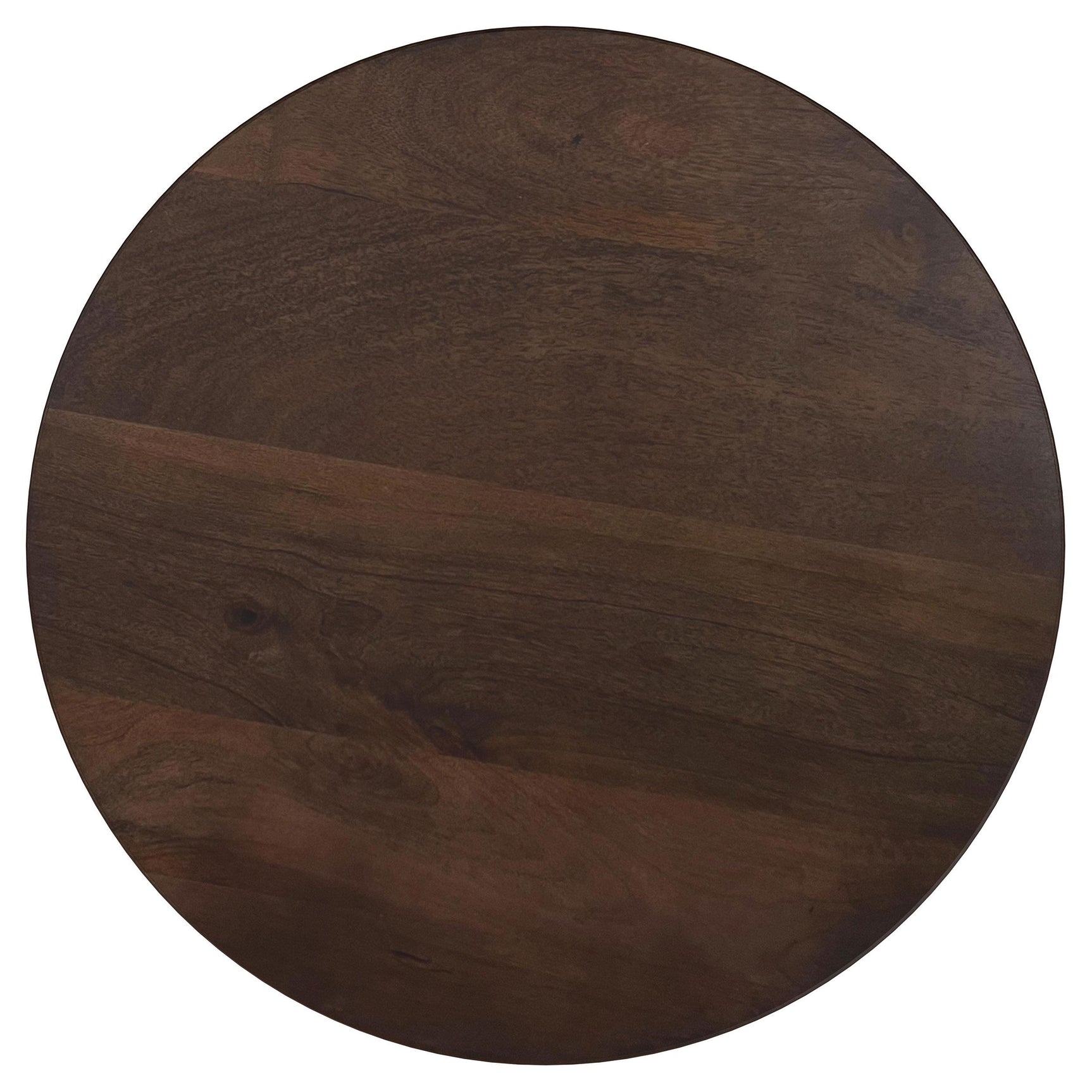 Close-up of mango wood grain on Cayenne coffee table