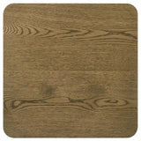 Castlewood Engineered Wood Accent Side End Table Brown Oak