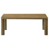Rounded leg detail on Castlewood end table