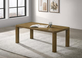 Castlewood coffee table side angle showing cylindrical legs