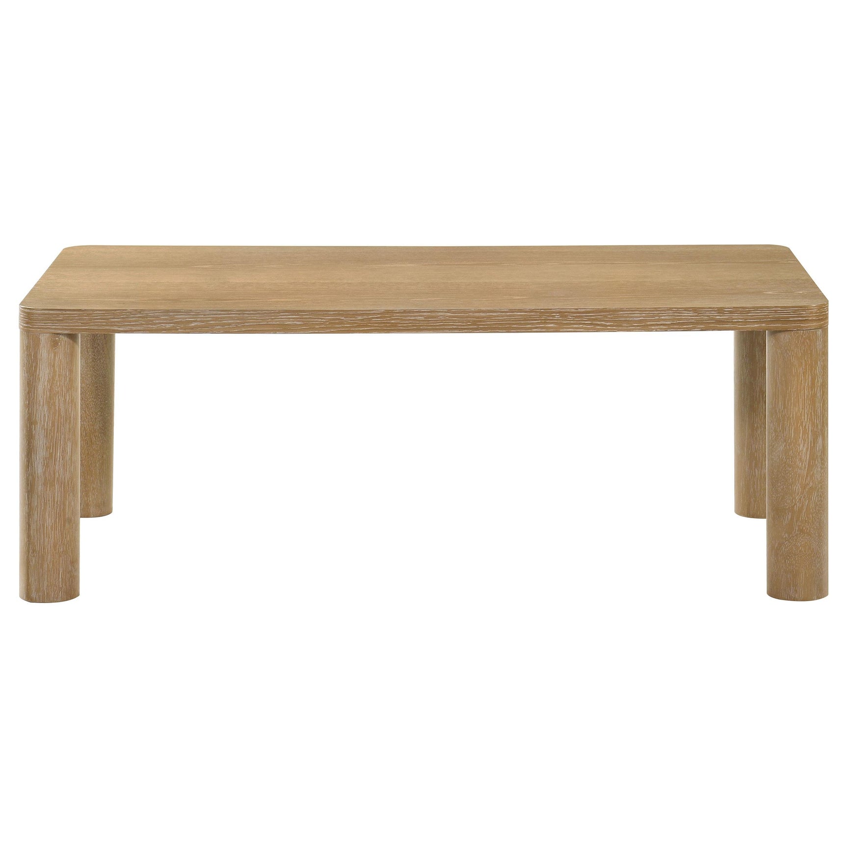 Side view of end table illustrating height and leg design