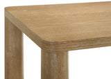 Castlewood coffee table front angle with natural lighting
