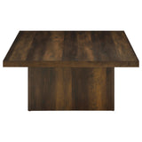 End table corner with matching base