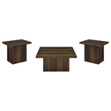 Devar coffee table top close-up showing wood grain