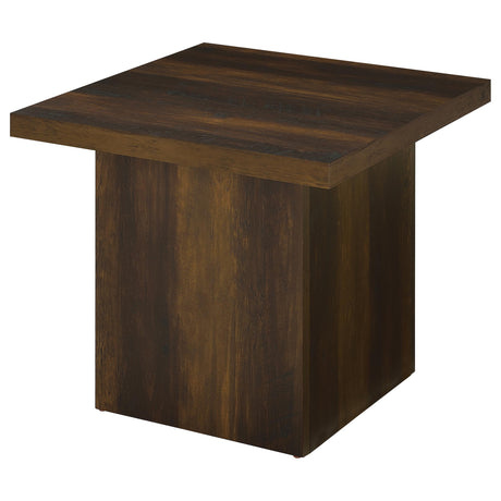 Devar coffee table and end tables staged in living room