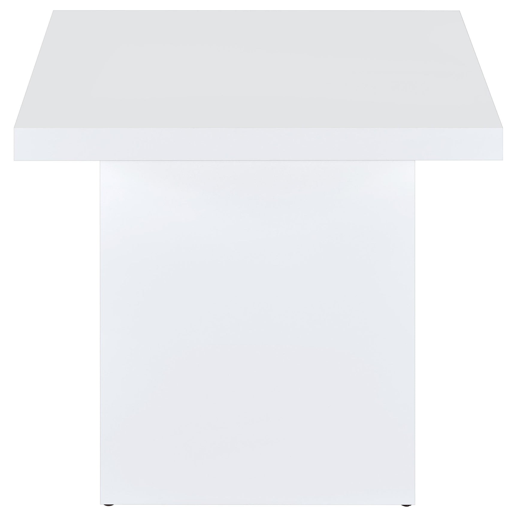 Devar end table viewed from above
