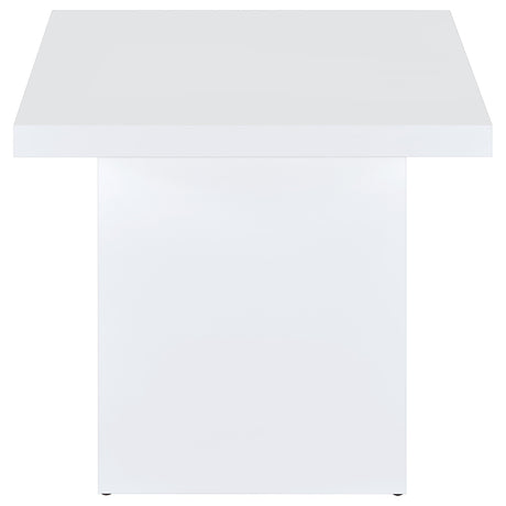 Devar end table viewed from above