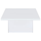 Plinth base design on coffee table