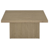 Detailed view of engineered wood construction