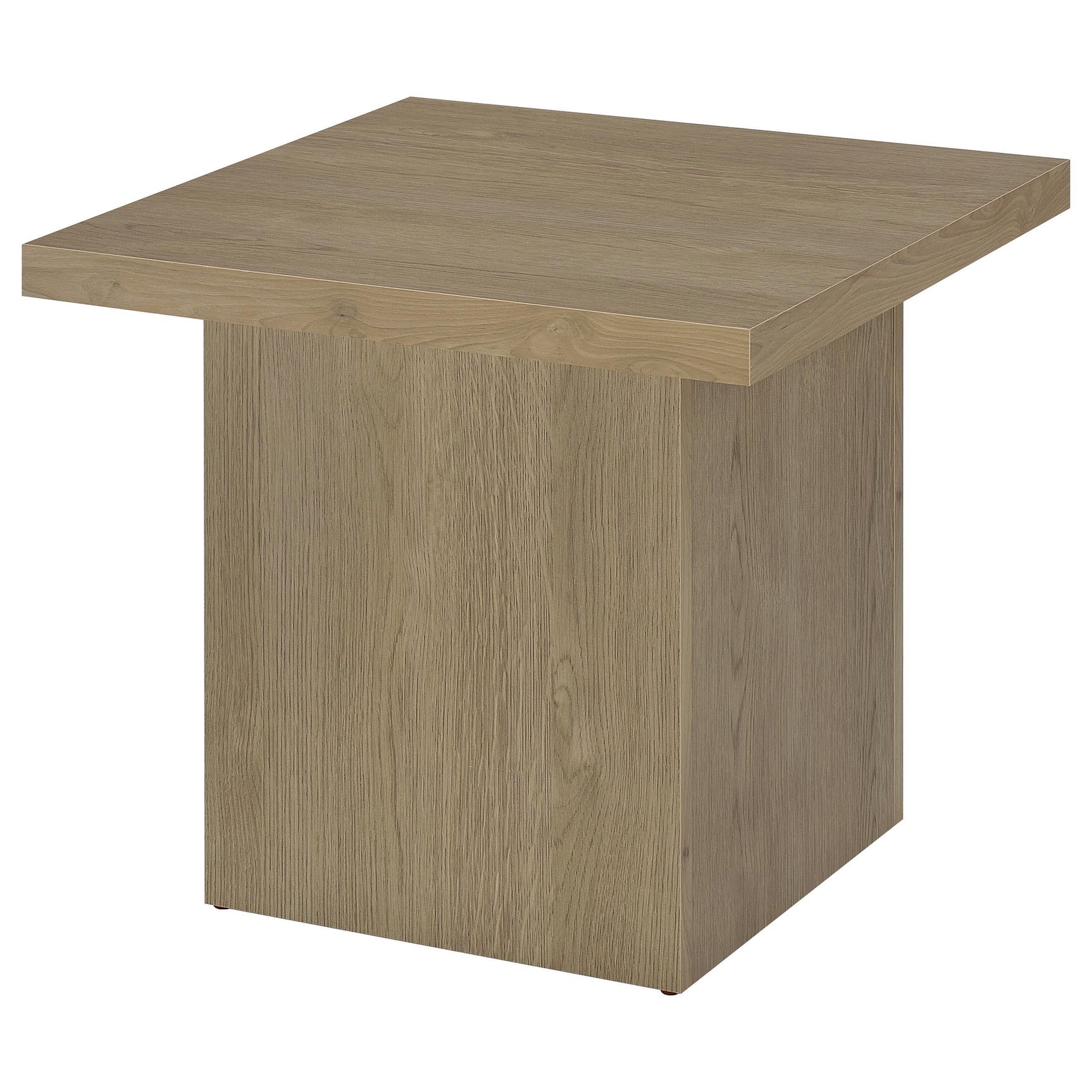 Close-up of melamine laminate veneer texture on coffee table