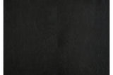 Main focus on Daisy Dark Cherry Dining Room Set dark brown faux leather chairs