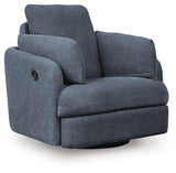 Modmax Ink Sofa, Loveseat and Recliner Set — angled view