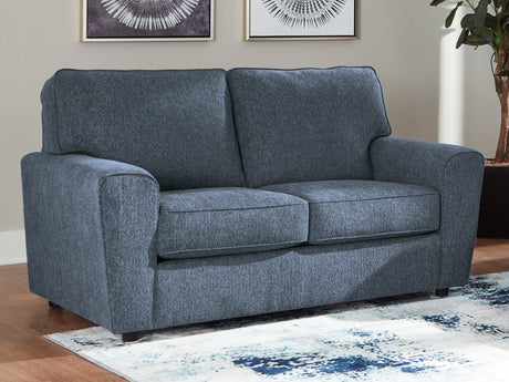 Twin Harbor Ink Loveseat by Ashley viewed from front angle