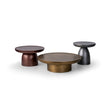 Malena 3-piece nesting coffee table set with gold, bronze, silver finishes
