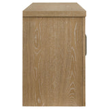 Top surface for TV placement on Brenham console