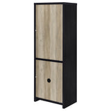 Denison media tower reversible door close-up