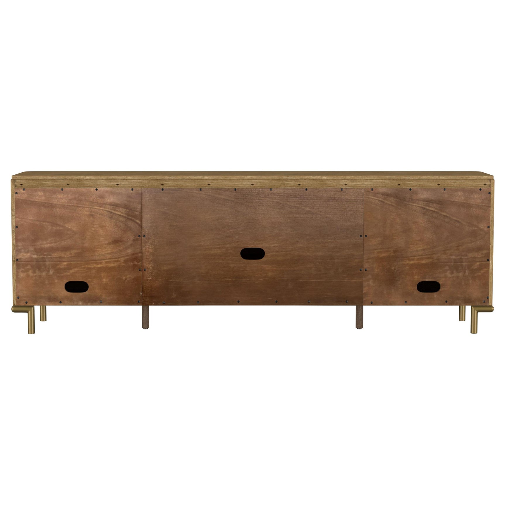 TV Stand with 85" TV setup in living room scene