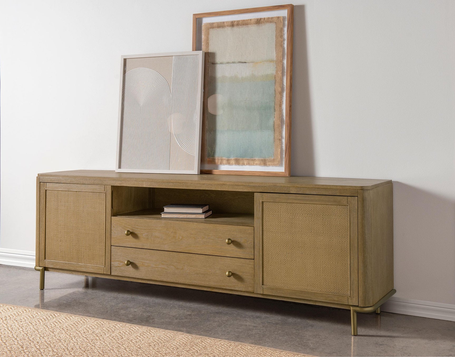 Decor styling with Arini TV Stand in living room