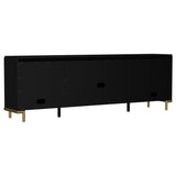 Back view showing cable management