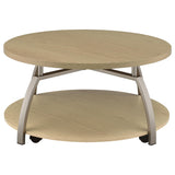 Detail of pencil round edge on coffee table top