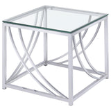 End table side view