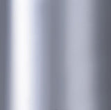 Lille sofa table showing clear glass top and sleek chrome frame
