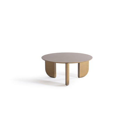 Olena Gold coffee table set assembled view