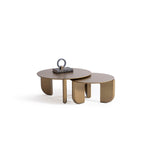 Olena Gold coffee tables lifestyle view