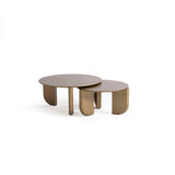 Olena Gold 3-piece coffee tables arrangement