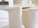 Olena cream table edge close-up