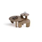 Olena Gold coffee tables group side view