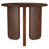 Close-up of mango wood grain and finish