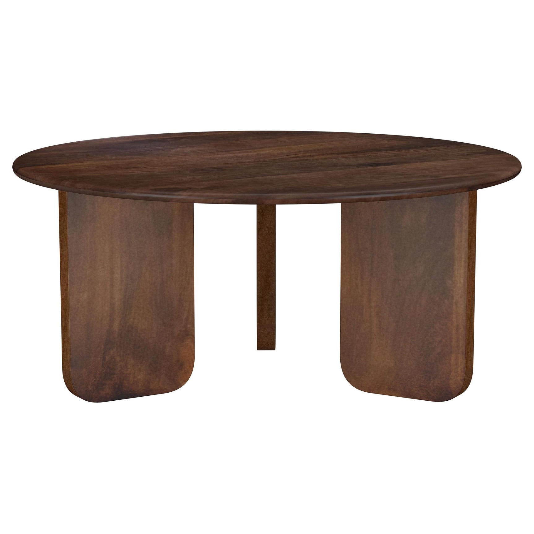 Top view of round Dale coffee table