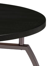 Dacre coffee table on casters, side view