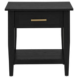 Side view of Lindenton 1-drawer occasional side table