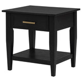 Top view of Lindenton side table surface