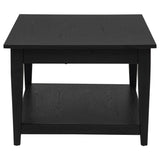 Coffee table in living room setting