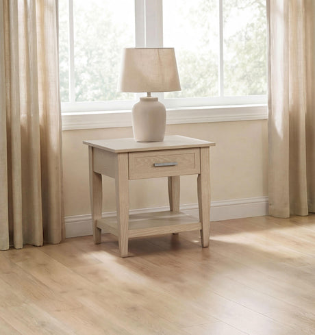 Lindenton Side Table drawer detail