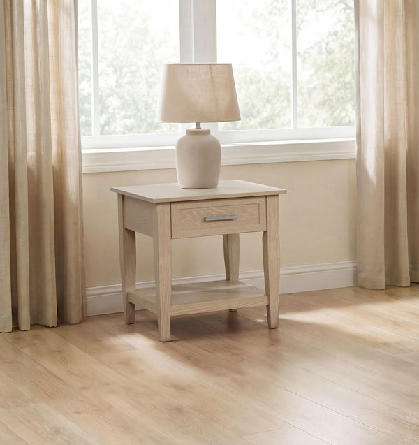 Lindenton Side Table drawer detail