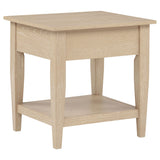 Lindenton Blonde Wood 1-Drawer Occasional Side Table front view