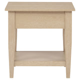 Lindenton Blonde Wood 1-Drawer Occasional Side Table front view