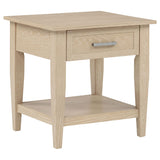 Side view of Lindenton coffee and end tables